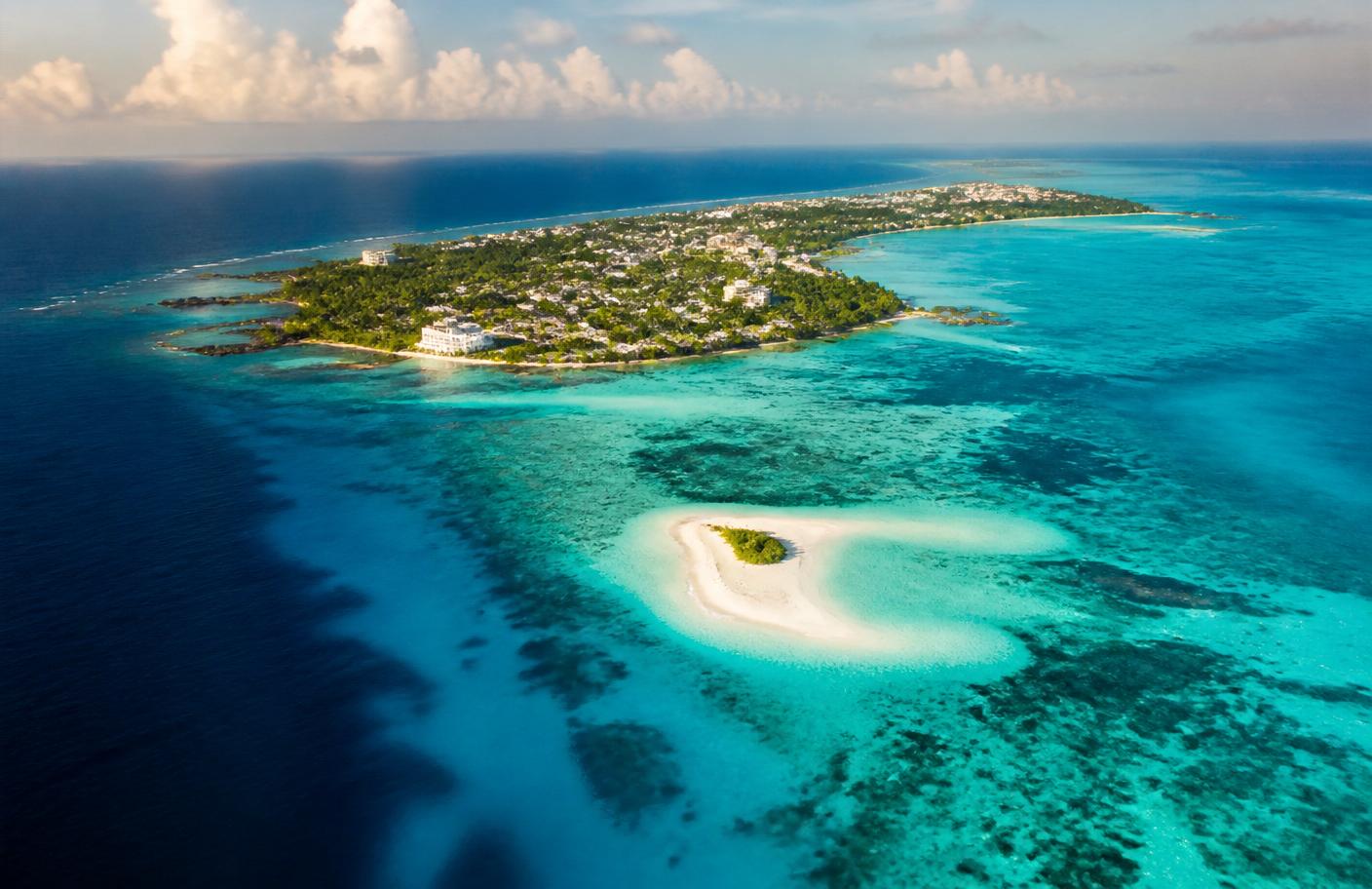 San Andrés reef and open ocean